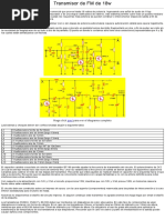 Transmisor de FM de 18w