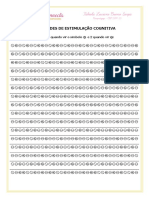 Atividades de Estimulação Cognitiva