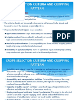 Agronomy Guideline Part 3 Crop Selection & CP