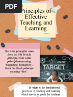 Chapter 2 Principles of Effective Teaching Learning