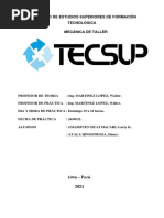 Taller de Mecanica - TECSUP