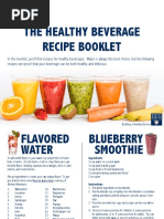 Healthy Beverage Booklet