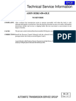 Technical Service Information: Aisin Seiki 450-43le