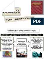 Ambitos de Intervencion Psicoeducativa