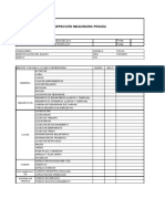 Transporte y Levantamiento de Carga Check List Maquinaria Pesada