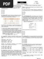 7 Lista - Equilíbrio Iônico