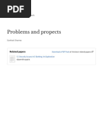 Problems and Propects: Related Papers