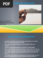 8th PPT Lecture On Measures of Position