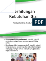 Kebutuhan Gizi