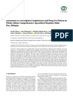 Prescription Completeness and Drug Use Pattern