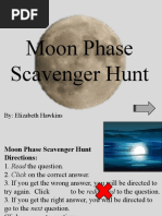 Moon Phase Scavenger Hunt: By: Elizabeth Hawkins