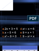 1 Quadratic Equations in One Variable