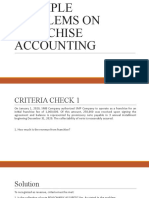 Franchise Accounting