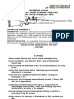 ARMY TM 9-1005-306-10 AIR FORCE TO 11W3-5-4-10-1 Operator'S Manual 7.62Mm M24 Sniper Weapon System (SWS) (NSN 1005-01-240-2136) (EIC: 4WV)