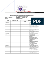 Accomplishment Report AWA SH 1