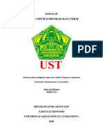 Pengantar Akuntansi - Jurnal Umum Korporasi Dan UMKM - Setyo Aji Wibowo - 2020017154 - A4 Akuntansi