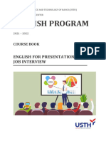 Book 3 English For Presentation and Job Interview - B1 - Presentation - 2021-2022