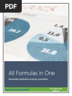 All Formulas in One: Quantitative Aptitude Ebook by Lucid Math