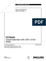 Data Sheet: Clock/calendar With 240 X 8-Bit RAM