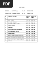 Revised Bus Route