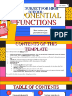 Math Subject For High School 9th Grade Exponential Functions