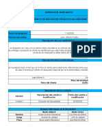 8.7.1 Formato de Gestión de Producto No Conforme