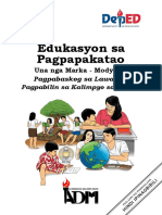 Edukasyon Sa Pagpapakatao: Una Nga Marka - Modyul 6