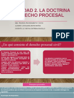 S1. Actividad 2. La Doctrina en El Derecho Procesal