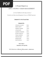 Amul's Supply Chain Management Project