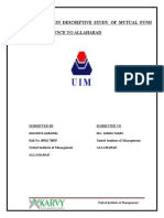 A Report On Descriptive Study of Mutual Fund With Refrence To Allahabad