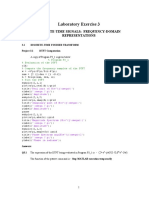 Laboratory Exercise 3: Discrete-Time Signals: Frequency-Domain Representations