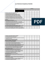 Pharmacy Technician Competency Checklist: Name: - Start Date