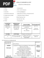 Sesion Modelo de Aprendizaje Abril 02 - 04 - 18