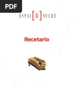 Recetario Espai Sucre