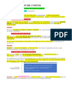 Clasificación de Costos
