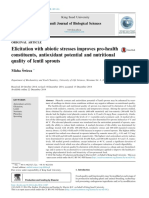 Elicitation With Abiotic Stresses Improves Pro-Health Constituents, Antioxidant Potential and Nutritional Quality of Lentil Sprouts