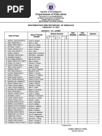 Distribution Retrieval Form