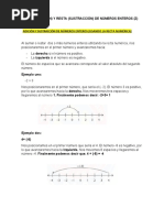 Suma y Resta de Números Enteros