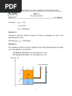 TD2 - Mécanique Des Fluides