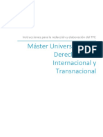 Instrucciones - TFE - Derecho Penal Internacional Transnacional