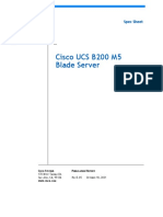 Cisco UCS B200 M5 Blade Server: Spec Sheet