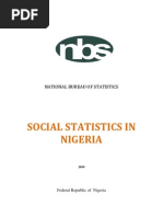 Social Statistics in Nigeria 2009