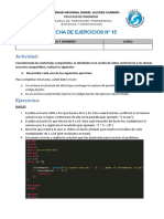 Ficha de Ejercicios Prácticos #15