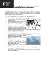 Implementación de Estrategias para Enfrentar Las Consecuencias de Las Heladas y El Friaje en Los Centros Poblados