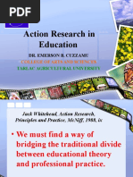 Action Research in Education: Dr. Emerson B. Cuzzamu