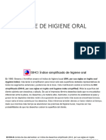 Indice de Higiene Oral Simplificado