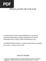 Regulacion de Voltaje P