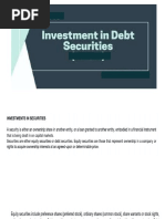 Investment in Debt Securities