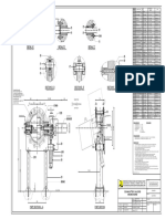 Detail "A" Detail "B" Detail "C": Susunan Butterfly Valve Ø300 Bendungan Sermo