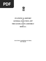 Statistical Report General Election, 1957 The Legislative Assembly Kerala